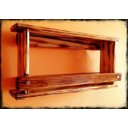 Ver imagem 1 de Organizador Cozinha Rústico Madeira Parede Porta Temperos Condimentos - Chimera Concept