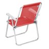 CADEIRA DE PRAIA ALUMÌNIO BEACH PREMIUM CONFORT VERMELHO - 4