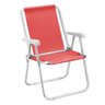 CADEIRA DE PRAIA ALUMÌNIO BEACH PREMIUM CONFORT VERMELHO - 1