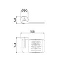 Ver imagem 2 de Saboneteira de Parede para Lavatório Docolhope Cromado