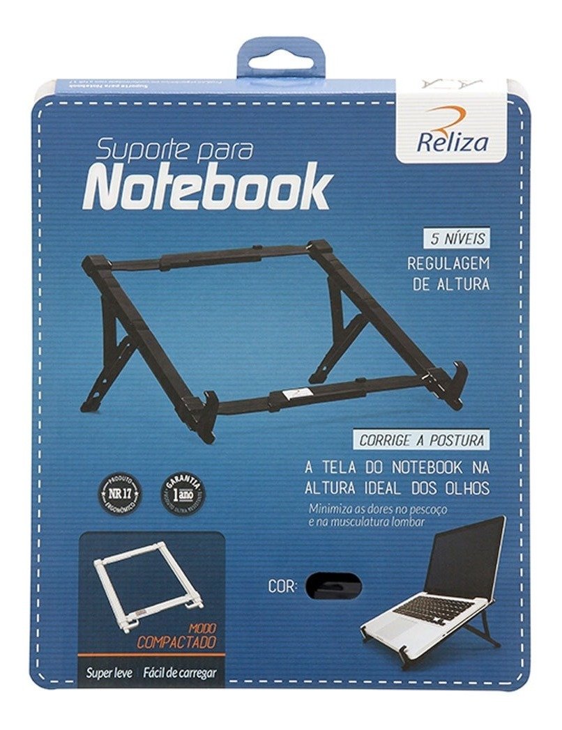 Suporte de Notebook Ajustável Ate Tela 15.6 Branco - 000025 - 8