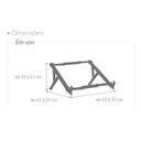 Ver imagem 6 de Suporte de Notebook Ajustável Ate Tela 15.6 Branco - 000025
