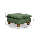 Ver imagem 4 de Puff Modular com Pé Bolinha Sôma CabeCasa MadeiraOriginals