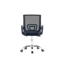 Ver imagem 3 de Cadeira Escritório Stance Plus Tela Mesh Preto Pc Consultório Trabalho Pé Rodizio Secretaria Diretor