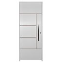 Ver imagem 1 de Porta de Madeira Semi-oca Prime Atenas Frisada Bat11 Cm Eco Fech Rolete e Pux-210ax92l Lado Esquerdo