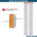 Ver imagem 5 de Armário de Arquivo de Aço Pandin 4 Gavetas Gavetas Cinza/branco