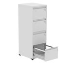 Ver imagem 2 de Armário de Arquivo de Aço Pandin 4 Gavetas Gavetas Cinza/branco