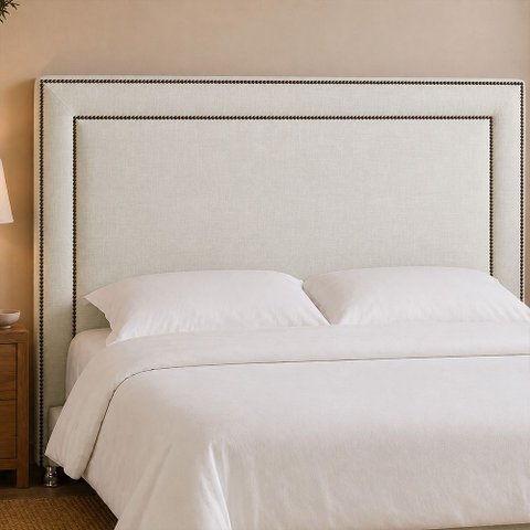 Cabeceira para Cama Box Queen 160cm Line Facto Off White - Sallar Home