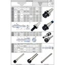 Ver imagem 2 de Mandril Porta Pinças Er25 Haste Paralela 20x100 Mm - Jg Tools