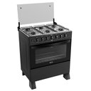 Ver imagem 1 de Fogão Delicato Plus 6 Bocas Forno Amplo de 84 Litros Mesa em Aço Inox e Acendimento Automático Clari