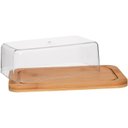 Ver imagem 3 de Manteigueira de Bambu com Tampa em Plástico 19cm X 12,5cm X 6cm - Lyor