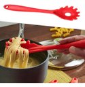 Ver imagem 3 de Pegador de Macarrão e Massa em Silicone 28 cm. UnyHome.