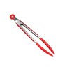 Kit 6 Peças Silicone Inteiriço Vermelho com Pinça 25.5 Cm. - 3