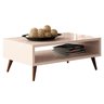 Mesa de Centro Lucy Off White - D'Rossi - 1