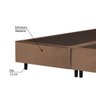 Sommier King Size Veludo Touch Florida 193x203x37cm - Carame - 2