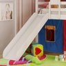 Cama com escorregador Infantil e Telhadinho Ii com Janela - Tenda Multi Cores - Casatema - 6
