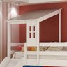 Cama com escorregador Infantil e Telhadinho Ii com Janela - Tenda Multi Cores - Casatema - 3