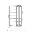 Ver imagem 6 de Estante Closet Yes 120cm com 9 Prateleiras - Montana