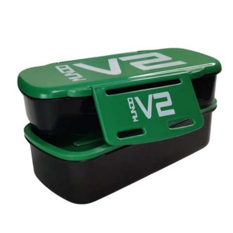 Pote Marmita Dupla Fitness Talheres Lancheira Almoço Lanche 3 Compartimentos Portatil Viagem Trabalh