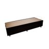 Baú Sommier 96x203x43 Suede Amassado - Preto - 5