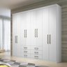 Guarda-roupa Casal 8 Portas 6 Gavetas 238,80cm Master Santos Andirá - 5