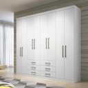Ver imagem 1 de Guarda-roupa Casal 8 Portas 6 Gavetas 238,80cm Master Santos Andirá