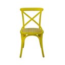 Ver imagem 5 de Cadeira Madeira Maciça Katrina Cross Amarelo