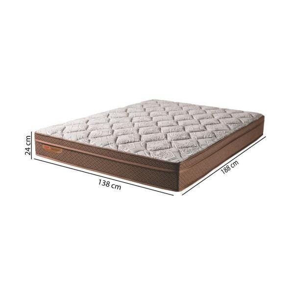 Colchão Casal Palemax Manhattan Brown Pkt Molas Ensacadas 138x188x24 - 5