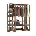 Ver imagem 1 de Estante Closet Yes com 2 Cabideiros e 10 Nichos - Montana
