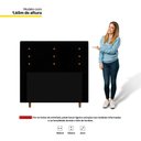 Ver imagem 2 de Cabeceira Cama Box Casal Queen Size Roma 160Cm Preto