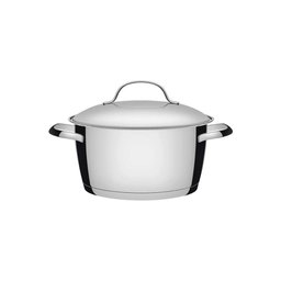 Caçarola Funda Tramontina Allegra em Aço Inox com Fundo Triplo 22 Cm 4,2 L Tramontina - 1