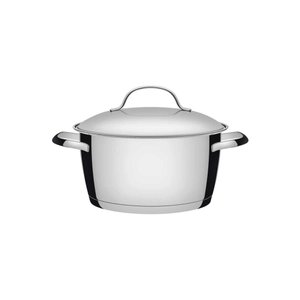 Caçarola Funda Tramontina Allegra em Aço Inox com Fundo Triplo 22 Cm 4,2 L Tramontina