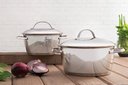 Ver imagem 6 de Caçarola Funda Tramontina Allegra em Aço Inox com Fundo Triplo 22 Cm 4,2 L Tramontina