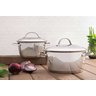 Caçarola Funda Tramontina Allegra em Aço Inox com Fundo Triplo 22 Cm 4,2 L Tramontina - 2