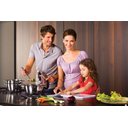 Ver imagem 7 de Caçarola Funda Tramontina Allegra em Aço Inox com Fundo Triplo 22 Cm 4,2 L Tramontina