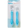 Colheres Buba Baby em Silicone Kit com 2 Azul - 2