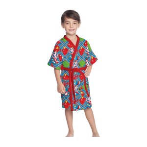 Roupão Aveludado Infantil Avengers 2 Lepper - M