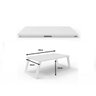 Mesa Suporte Multiuso para Macbook Notebook Café Na Cama Etc - Antália - Branco - 3