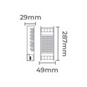 Ver imagem 2 de Fonte de Alimentação Chaveada Nordecor Dimerizável 24v 6,25a / 150w 220v Unica 7080