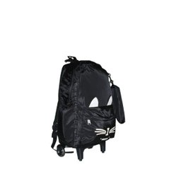 Mochila Escolar Feminina Juvenil De Gatinhas Com Rodinhas Preta - 2
