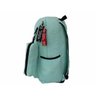 Mochila Escolar Feminina Infantil Juvenil Média Gatinha M831 Verde Água - 4