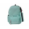 Mochila Escolar Feminina Infantil Juvenil Média Gatinha M831 Verde Água - 2