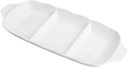 Ver imagem 1 de Petisqueira com 3 Divisorias de Porcelana New Bone Butterfly Flower 33,5x14,5x3,5cm