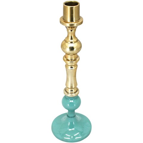HOME&CO GRAMBELLO CASTIÇAL 28x9x9cm METAL VERDE
