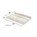 Ver imagem 3 de Balcão 80cm com Tampo 2 Portas Americana Henn - Branco Hp Fosco/calcare