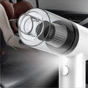 Ver imagem 4 de Mini Aspirador de Po sem Fio Portatil Limpa Tudo Casa Carro Vacuo Branco