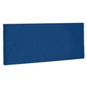 Ver imagem 1 de Cabeceira Painel Solteiro 0,90m Aquilla Suede - Pallazio - Azul Marinho
