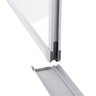 QUADRO BRANCO MAGNETICO 40X30A MOLDURA ALUMINIO - QB003 - 2