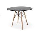 Ver imagem 4 de Conjunto Mesa Jantar Eiffel 70cm Preta + 2 Cadeiras Charles Eames - Branca