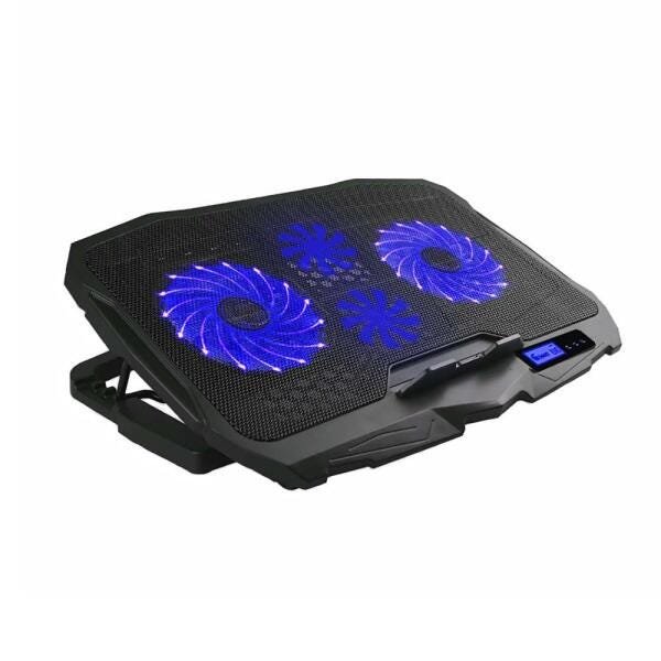 Cooler para Notebook Ingvar Gamer com LED Azul e 4 Ventoinhas Warrior - Ac332 - 3